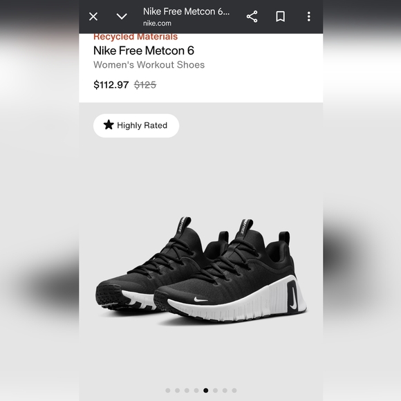 Nike Free Metcon 6 Women's Workout Shoes - Picture 1 of 9